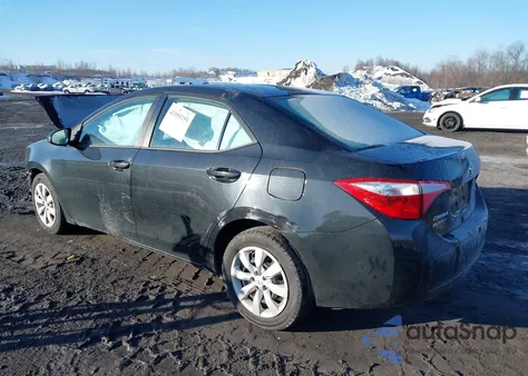 2016 Toyota Corolla Le from USA, damaged, VIN 2T1BURHE2GC486246